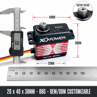 Servomoteurs à vendre XQ-POWER XQ-BLS8175D 75kg Servomoteur numérique sans balais étanche avec engrenage en acier inoxydable 8.4V pour RC tout-terrain