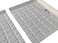 Plantation de jardinage hydroponique en plastique Plaque personnalisée Table d'inondation Hydroponique 2X4 Bac de reflux et de débit