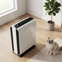 Purificateur d'air domestique pour animaux de compagnie, 38 dB silencieux, technologie magnétique brevetée sans consommables, certifié CNAS, pour poils et odeurs d'animaux
