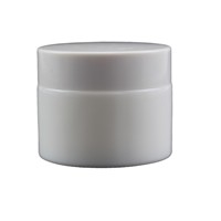 Nouveaux pots en verre cosmétiques 7g-110g avec bouchon à vis blanc et diffuseur à bâtonnets pour crème de soin de la peau