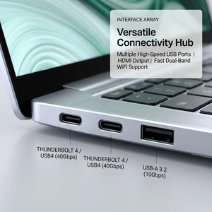 Laptop de 15.6 Pulgadas de Alta Relación Calidad-Precio, 8GB de RAM DDR3, 256GB SSD, Windows 10/11, para Hogar, Negocios, Oficina <span class=keywords><strong>y</strong></span> Estudiantes - Product Image 1