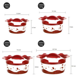 Juego de 4 recipientes térmicos de acero inoxidable para alimentos, calentador de comida, olla caliente, lonchera, cacerola - Product Image 5