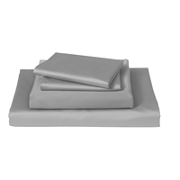 Literie de luxe en coton Pima 100% de haute qualité taille personnalisée couleur colorant solide doux soyeux hôtel maison ensemble de draps de lit
