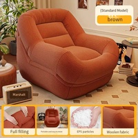 Lit pour chien de taille humaine de style tatami en forme de L, idéal pour s'allonger ou dormir - Canapé-lit inclinable de taille simple