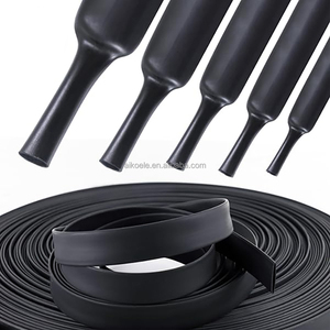 Tuyaux thermorétractables en PE noir 4:1, tube thermorétractable pour isolation électrique, <span class=keywords><strong>gaine</strong></span> thermorétractable - Product Image 3