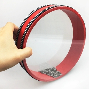 Wholesale Red Wooden Ocean Wave <b>Drum</b> Transparent Film With Metal Beads Orff Percussion Instrument <b>For</b> Calming Toddler - Product Image 2