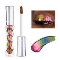 Maquillage des yeux Waterproof Holographic Color Change Multichrome Shimmer Cameleon Liquid Eyeshadow