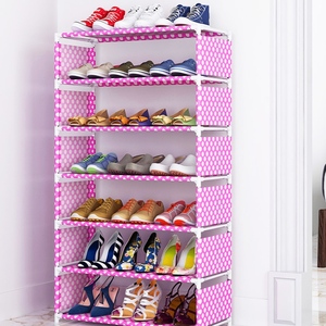 Meuble à chaussures multi-niveaux simple, anti-poussière, pour entrée, rangement gain <span class=keywords><strong>de</strong></span> place, petit meuble à chaussures à assembler - Product Image 3