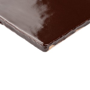 Mosaico de Azulejos Vitri Chocolate 10x10, Acabado Brillante Marrón Oscuro, Azulejo para Pared y Piso de Baño - Product Image 2