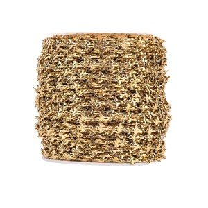 Chaîne à écailles de queue de poisson |   Chaîne à maillons en forme de queue de sirène en acier inoxydable plaqué or 18 carats pour la fabrication de colliers et de bracelets DIY - Product Image 5