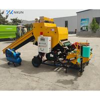 Presse à balles rondes multifonctionnelle automatique de 500 kg avec moteur diesel de Henan