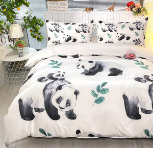 Sang trọng 100% cotton <span class=keywords><strong>125gsm</strong></span> Quilt <span class=keywords><strong>3D</strong></span> in <span class=keywords><strong>bedding</strong></span> Cover <span class=keywords><strong>Set</strong></span> - Product Image 4