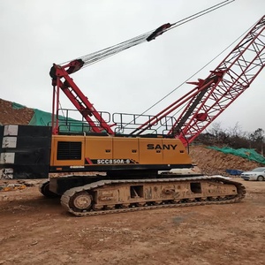 Sany 85T Used Crawler <b>Crane</b> with Good Working Condition Featuring New Motor Engine and Gear Components - Product Image 1