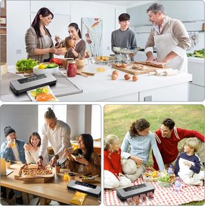 เครื่องซีลอาหารแบบสูญญากาศเครื่องถนอมอาหารแบบอัตโนมัติที่มีประสิทธิภาพปั๊มที่ใช้ในครัวเรือน - Product Image 6