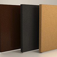Panneaux acoustiques muraux décoratifs de conception moderne NRC 0.9, 12 mm d'épaisseur, légers, absorbant le son, en fibre de verre