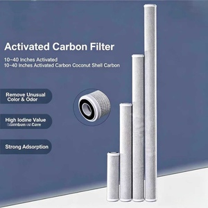 Cartouche filtrante en bloc de charbon actif compressé de qualité alimentaire de 20 pouces pour distributeur d'eau communautaire - Product Image 2