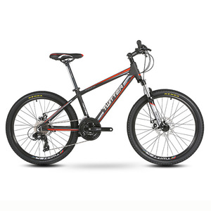 Bicicleta de Montaña Twister de 24 Pulgadas con Cuadro de Aluminio, Horquilla de Suspensión, Frenos de Disco Dobles, Unisex para Niños - Product Image 1