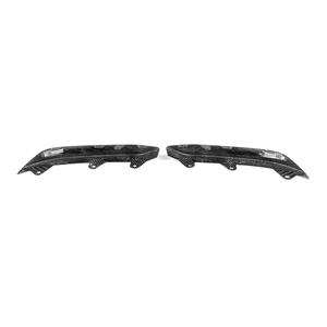 Para BMW <span class=keywords><strong>M8</strong></span> F91 F92 F93 2020-IN Divisores laterales delanteros Canards Estilo OEM Fibra de carbono seca Parachoques delantero Conductos de aire <span class=keywords><strong>M8</strong></span> Divisores delanteros - Product Image 3
