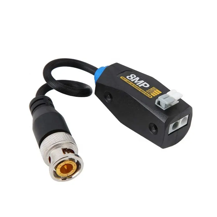 8MP 4K Überspannung schutz Koax UTP bnc 75 Ohm bis 120 Ohm rj45 IP-Wandler CCTV HD passiver Video balum