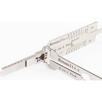 Outil Lishi Ganzua 2 en 1 pour Renault V.2, fournitures chinoises, serrurier, crochetage de serrures