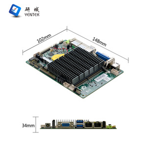 Carte mère industrielle Yentek Mini ITX J4125 102x148mm double réseau 6-SATA DDR4 monocanal - Product Image 1