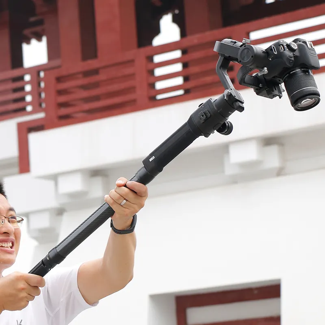 Upgrade Gimbal Extension Pole Carbon Fiber Bar Handle Grip 1/4" Universal Rod Suitable for  DJI Ronin S/Ronin SC