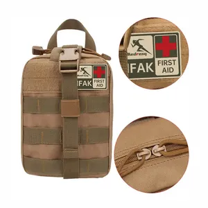 Medresq 2023 New Design CE Approved Rescue Individual First Aid Kit IFAK Pouch For Outdoor Survival Emergency