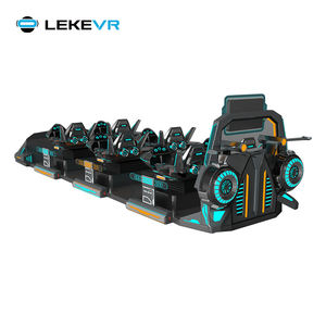 LEKE 놀라운 멋진 디자인 VR 군함 비행 시뮬레이터 조종석 수익성있는 항공기 VR 시뮬레이터 금속 강철 공공 모험 공원 - Product Image 2