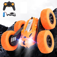 4X4 personnalisé pas cher 360 2.4Ghz 2023 enfants télécommande jouet rouleau magique côté Mini Double roulement Rc cascadeur voiture