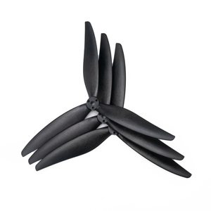 10x5x3 1050 3-lưỡi màu đen-carbon Nylon cánh quạt CW CCW cho RC multirotor x-class macroquad FPV cinelifter - Product Image 5