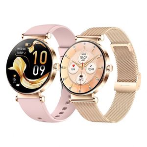 2025 <span class=keywords><strong>Y16</strong></span> relojes สมาร์ทวอทช์1.32นิ้ว AMOLED Lady BT Call Heart Rate Voice ผู้ช่วยผู้หญิงแฟชั่น - Product Image 3