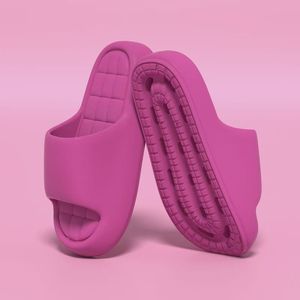 Chaussons EVA respirants antidérapants à bout ouvert pour hommes et femmes, pour la maison, la salle de bain, les couples, semelles épaisses, tongs d'extérieur - Product Image 1