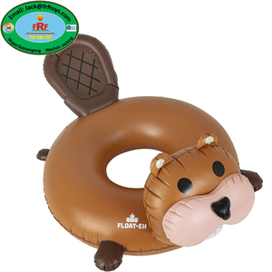 Flotador Inflable de PVC con Forma de Animal Personalizado para Fiestas de Verano, Flotador de Piscina con Forma de Castor - Product Image 2