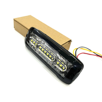 Feux stroboscopiques LED ambrés, rouges, bleus, verts homologués ECE R65, feux de calandre de voiture d'urgence, étanches IP67 LTD148