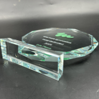 Vente chaude cristal clair Base en bois livre forme trophée prix pour la journée des professeurs de sport cadeau école enseignant retraite Souvenir