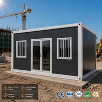 Casa Contenedor Prefabricada Moderna de Acero Desmontable YT de 20 y 40 pies, Transpirable, Personalizable, Móvil, Familiar, para Exteriores