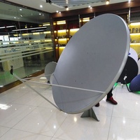Fábrica al por mayor rentable banda Ku Offset antena parabólica 150cm alta ganancia bajo ruido receptor de satélite al aire libre