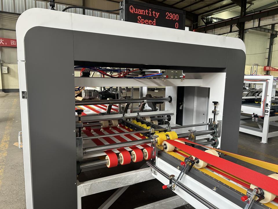 JIALONG Automatic Folder Gluer Corrugated Box Making Machine China Box ...