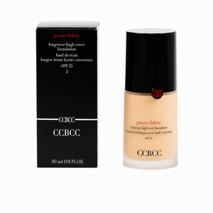 Long Lasting Velvet Matte Face <b>Foundation</b> Power Fabric Pro Transfer Proof Oil Absorbing Buildable Coverage Daily Makeup - Product Image 1