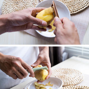 Cuchillo pelador Manual de acero inoxidable al por mayor, accesorio de cocina para el hogar, utensilios para frutas y verduras, manzanas, zanahorias, patatas - Product Image 4