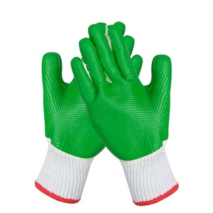 Antideslizante China Venta al por mayor Trabajo DE TRABAJO Guantes de película revestidos verdes y blancos para el trabajo - Product Image 2