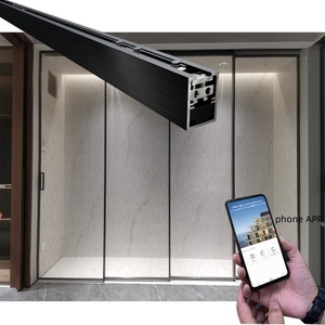 Kitdoors, abridor de ventana corredera eléctrico de vidrio <span class=keywords><strong>para</strong></span> el hogar, Motor lineal de levitación magnética, Kit de operadores de puerta corredera automática - Product Image 1