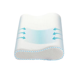 Bantal karakter Modern, serat bambu ramah kulit, bantal gelombang ergonomis untuk dukungan tulang belakang leher, pereda sakit kepala - Product Image 4