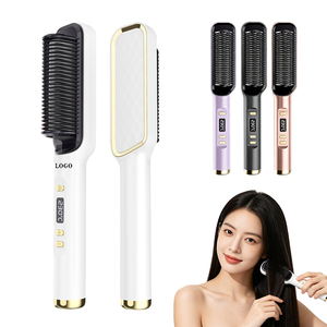 0728 Private Label 2-in-1 Straight & Curly Hair Styler 80-230.c Adjustable Temperature Multi-styler Frizz-free Hot Comb - Product Image 1
