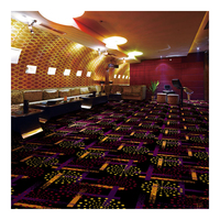 Tapis de casino coloré en jacquard imprimé, 80% laine, 20% nylon, antidérapant, pour hôtels 5 étoiles