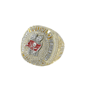 Anello Commemorativo Super Bowl Tampa Bay Buccaneers con Coperchio Ribaltabile, Gioiello da Collezione per Fan, Premio MVP Brady - Product Image 2