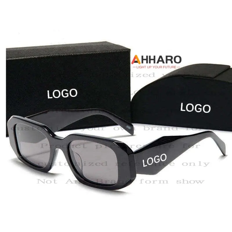 AHHARO logotipo personalizado 8769 gafas de sol hexagonales 2024 nuevos tonos mujeres hombres marca gafas de sol protección UV gafas de sol de diseñador