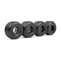 Roues de skateboard coniques à rebond élevé et vitesse rapide, logo personnalisé, vierges, souples, 78A, 54 mm