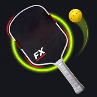 Raquette de pickleball en fibre de carbone FX avec une épaisseur de 16 mm, poignée de couleur personnalisée, face texturée et bord de protection pour une utilisation en intérieur/extérieur