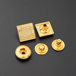 Factory Sale 4 Part Shirt <b>Press</b> <b>Stud</b> Snap Buttons Zinc Alloy Custom Brand Logo Garment Accessories - Product Image 4